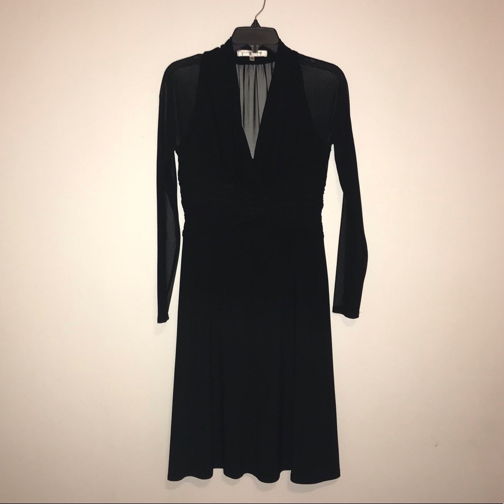 Black cocktail dress